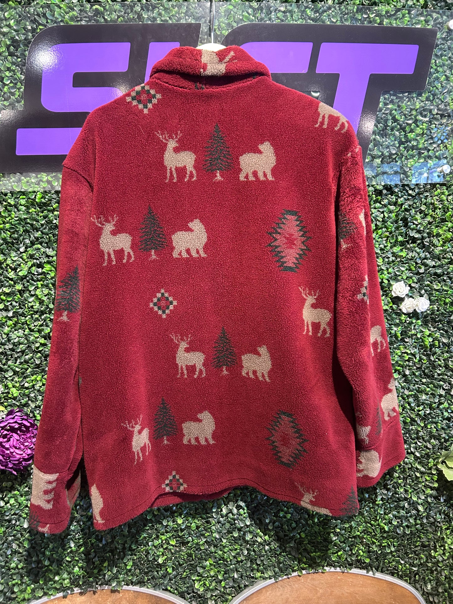 Vintage Denali Button-Up Fleece. Size Large
