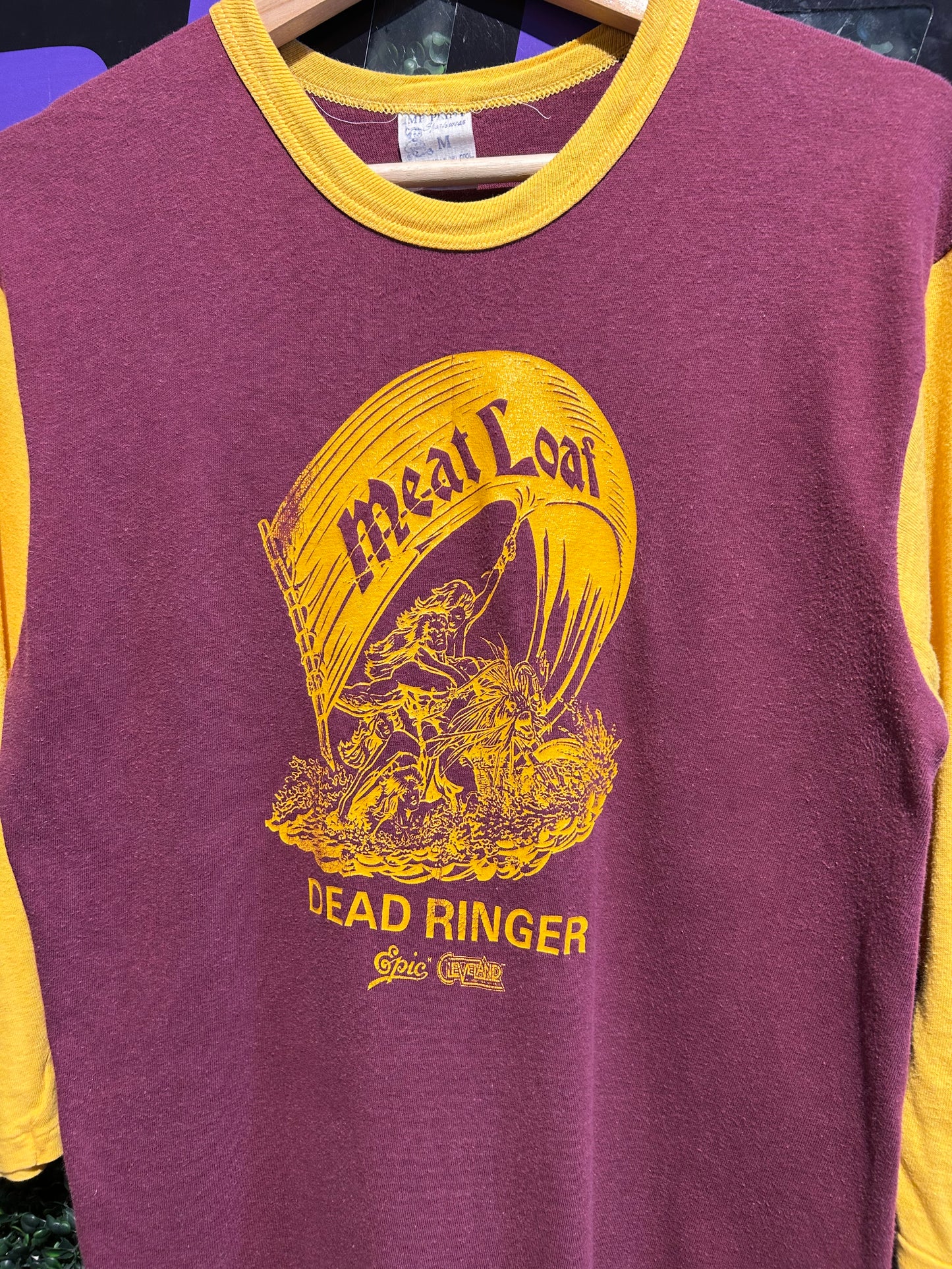 1981 Meat Loaf Dead Ringer Album Promo Shirt. Size Medium
