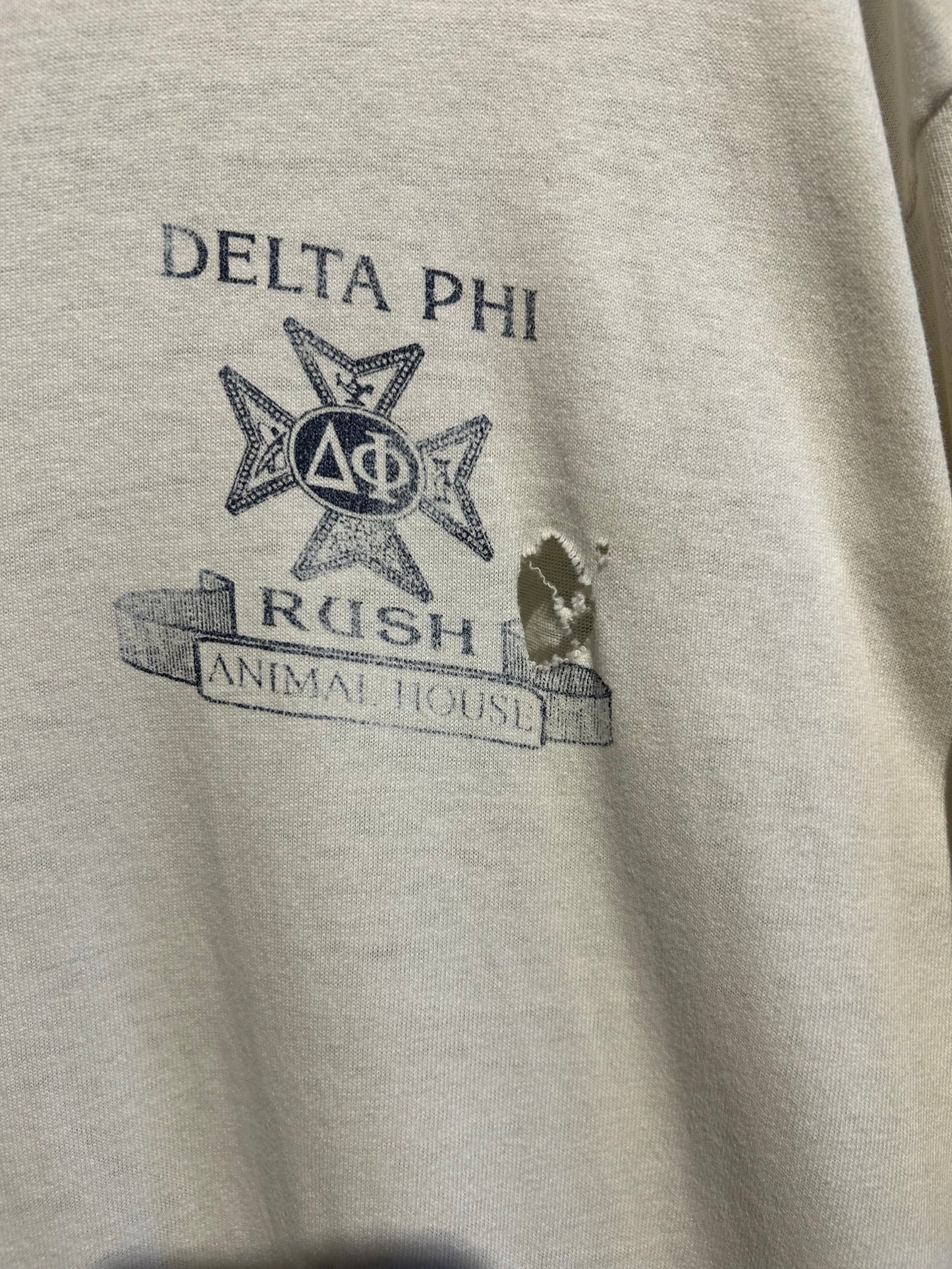 90s Delta Phi Rush T-Shirt. Size XL