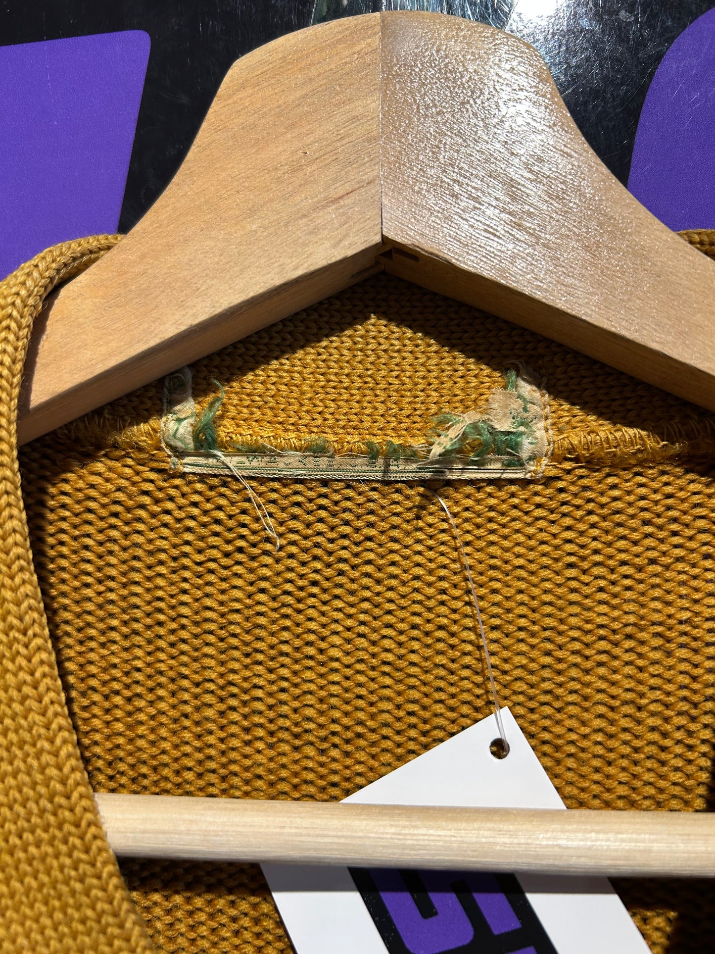 50s/60s Knit Cardigan. Size S/M