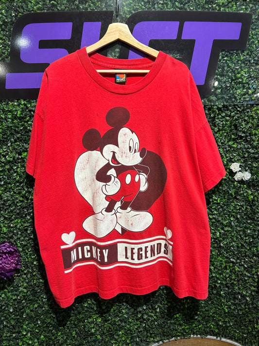 90s Mickey Mouse Legends T-Shirt. Size XL (Boxy)