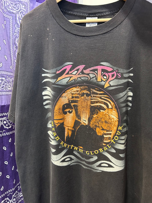 1997 ZZ Top Mean Rhythm Global Tour T-Shirt. Size XL