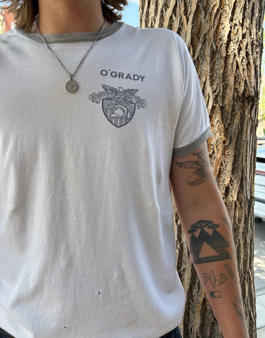 70s O’Grady West Point Champion Ringer T-Shirt. Size M/L