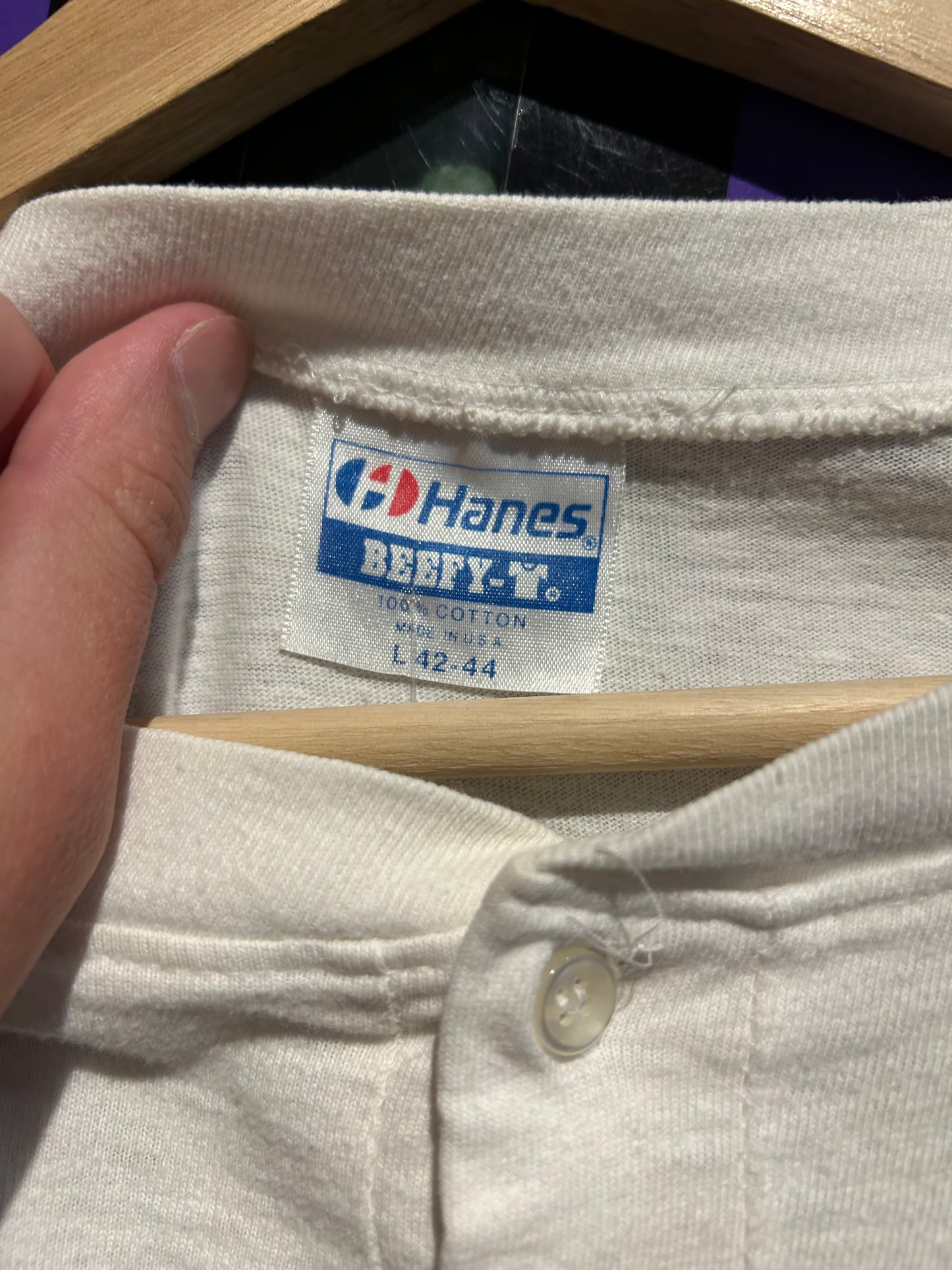 1988 Team USA Softball Henley T-Shirt. Size Large