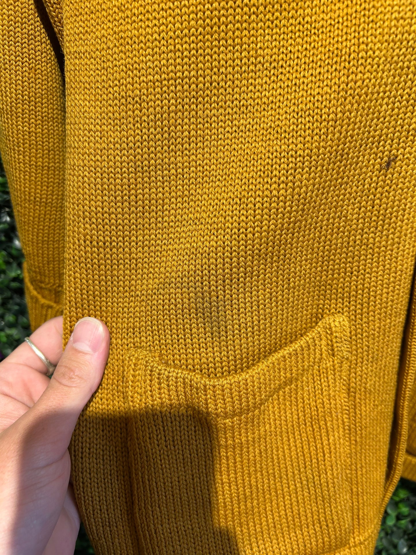 50s/60s Knit Cardigan. Size S/M