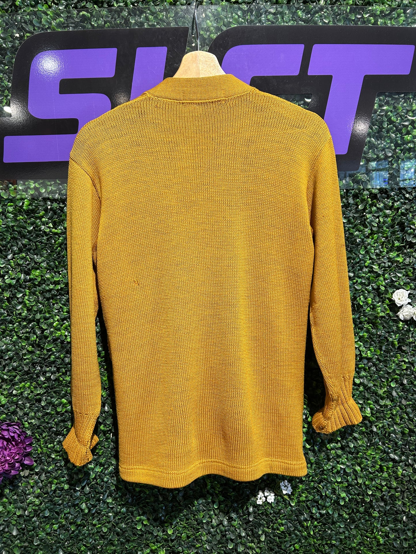 50s/60s Knit Cardigan. Size S/M
