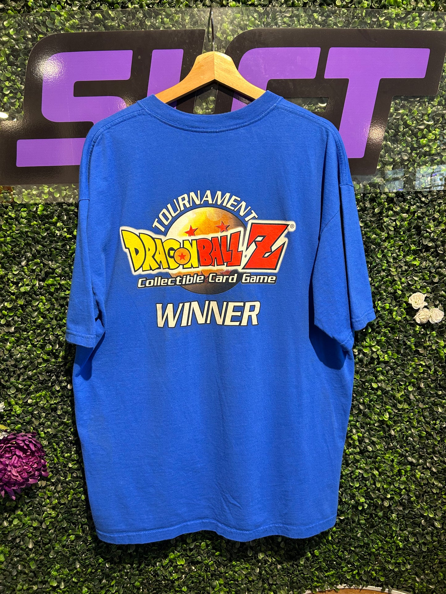2002 Dragon Ball Z Trading Card Game Tournament Winner T-Shirt. Size XL