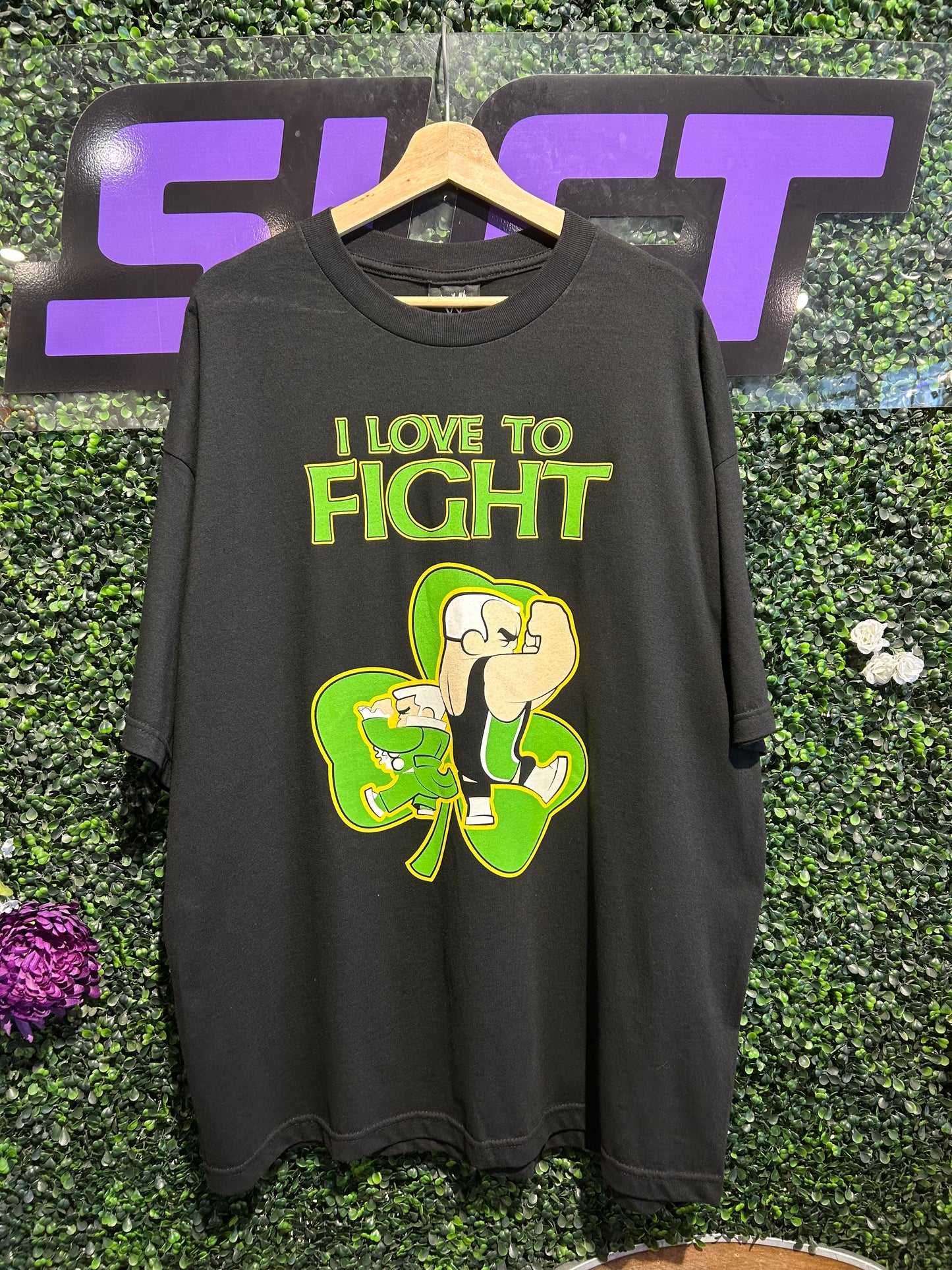2002 WWE Finlay ‘I Love To Fight’ T-Shirt. Size XXL