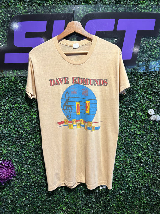 1982 Dave Edmunds Tour T-Shirt. Size Medium