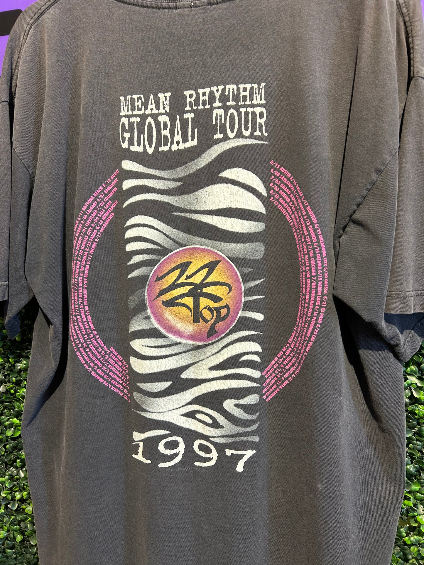 1997 ZZ Top Mean Rhythm Global Tour T-Shirt. Size XL