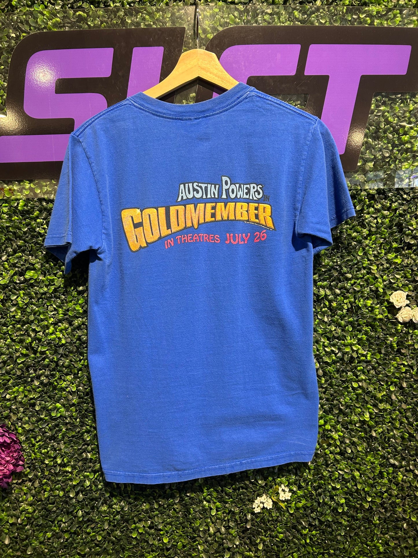 2002 Taco Bell Austin Powers Goldmember Movie-Promo T-Shirt. Size Small