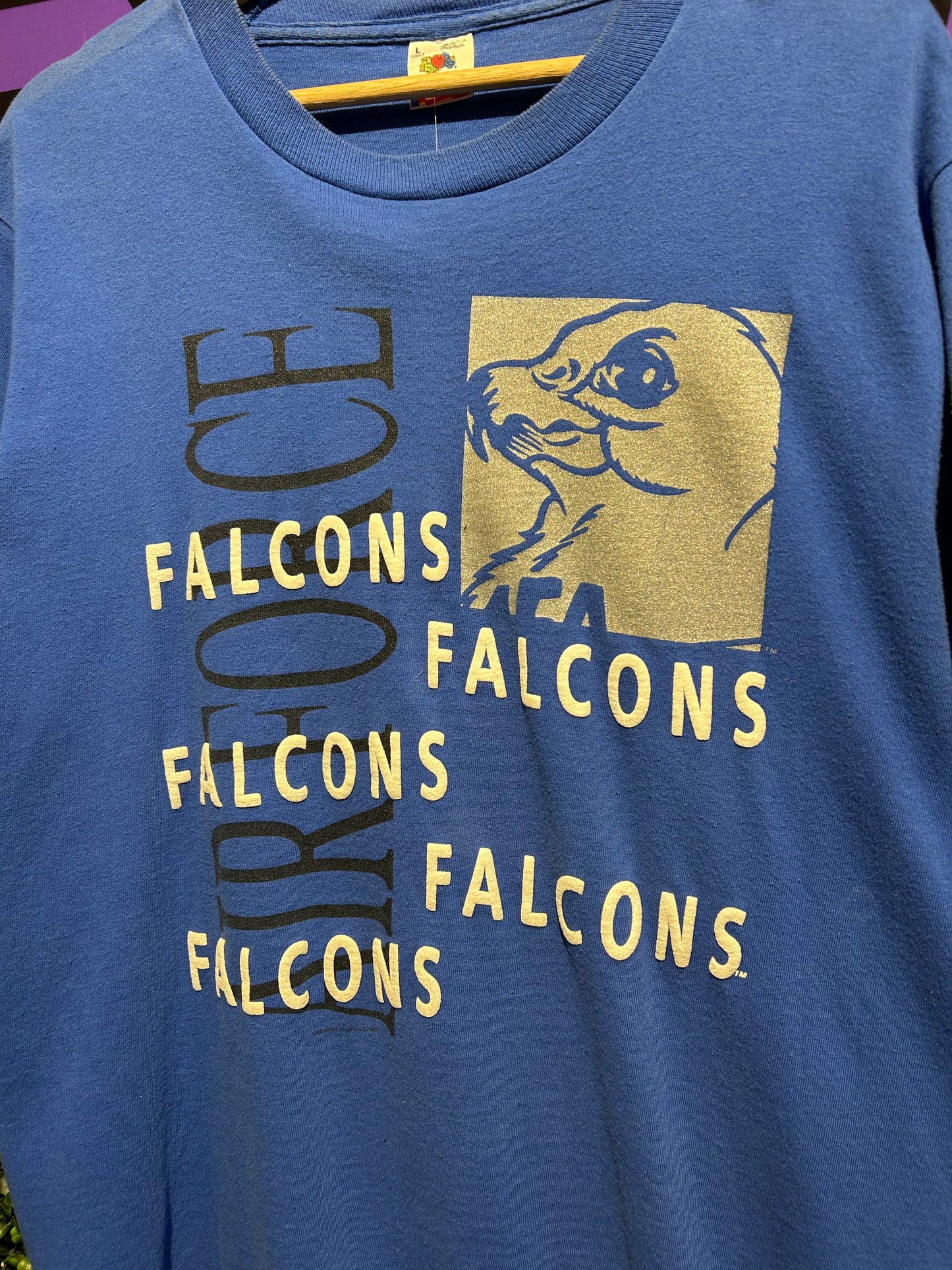 90s Air Force Falcons T-Shirt. Size Large