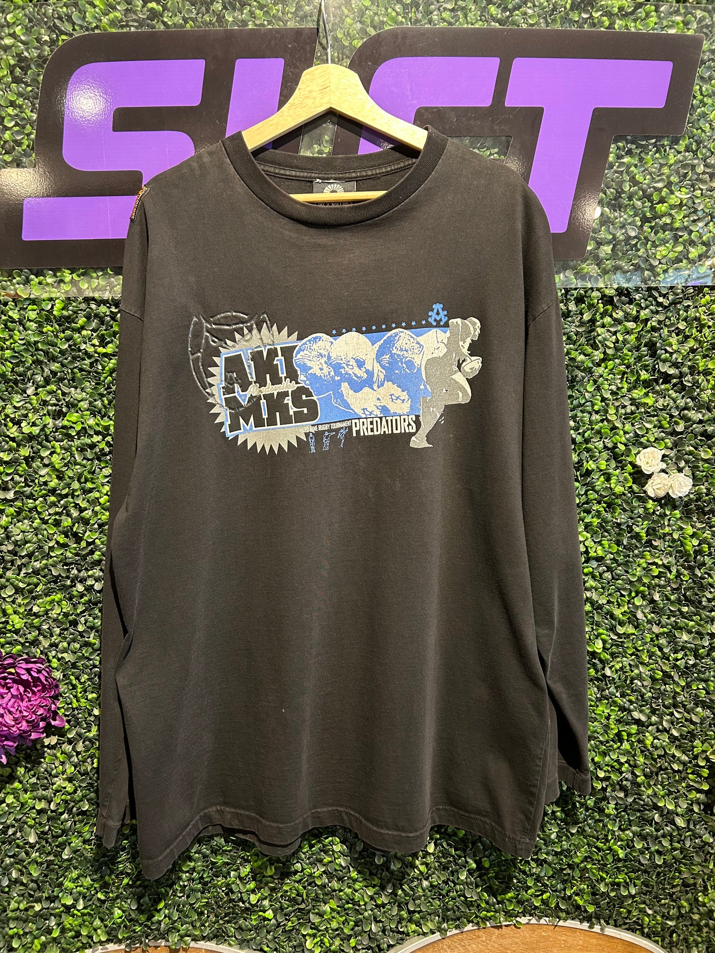 2004 Akademiks Rugby Predators LS Shirt. Size XL