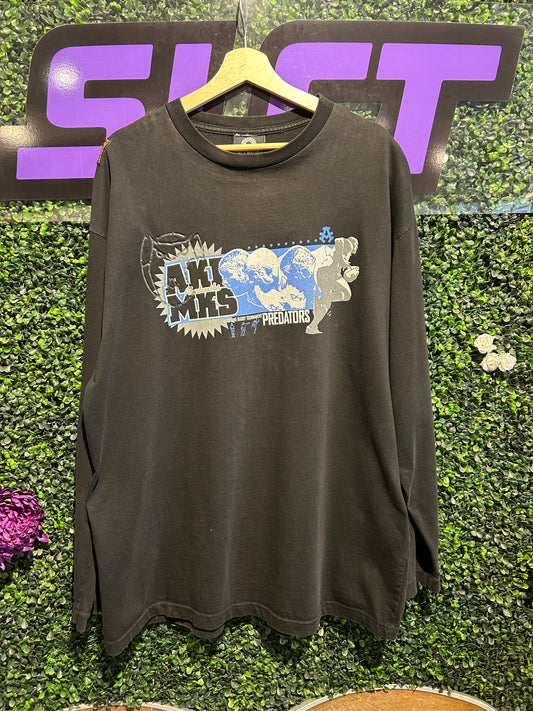 2004 Akademiks Rugby Predators LS Shirt. Size XL