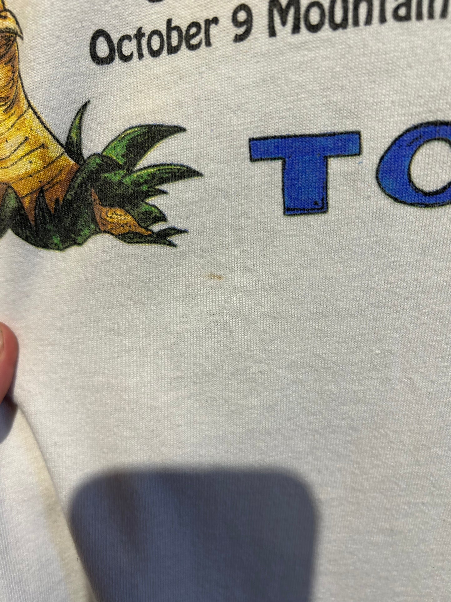 1996 Jimmy Buffett Banana Wind Tour T-Shirt. Size Large