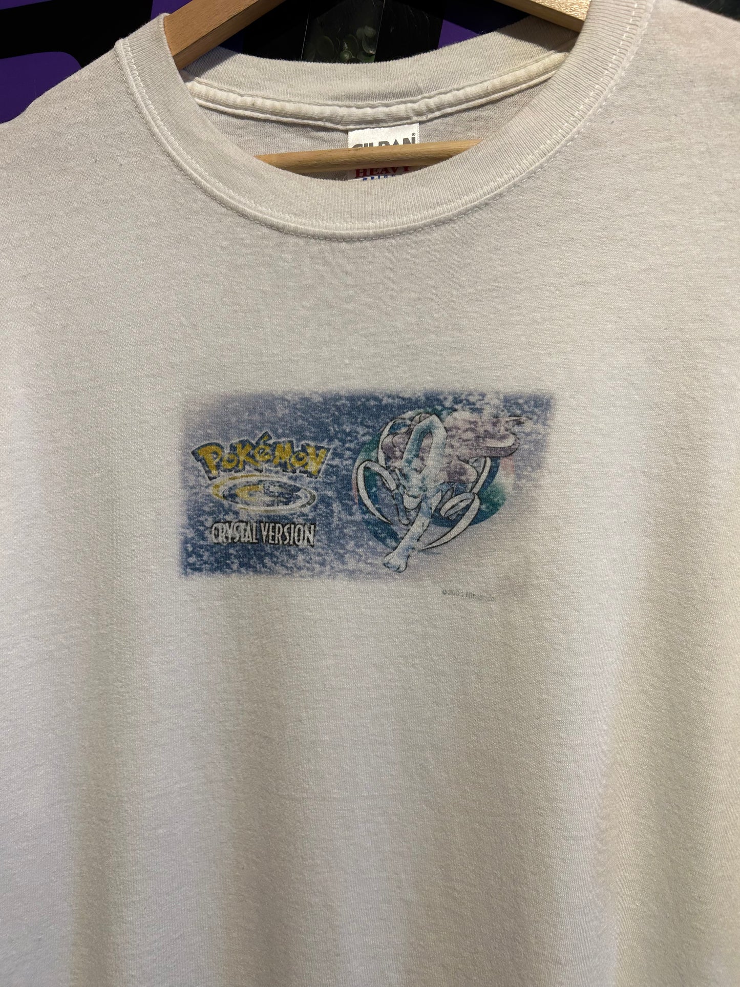 2001 Pokemon Crystal Version Video-Game Promo T-Shirt. Size XL