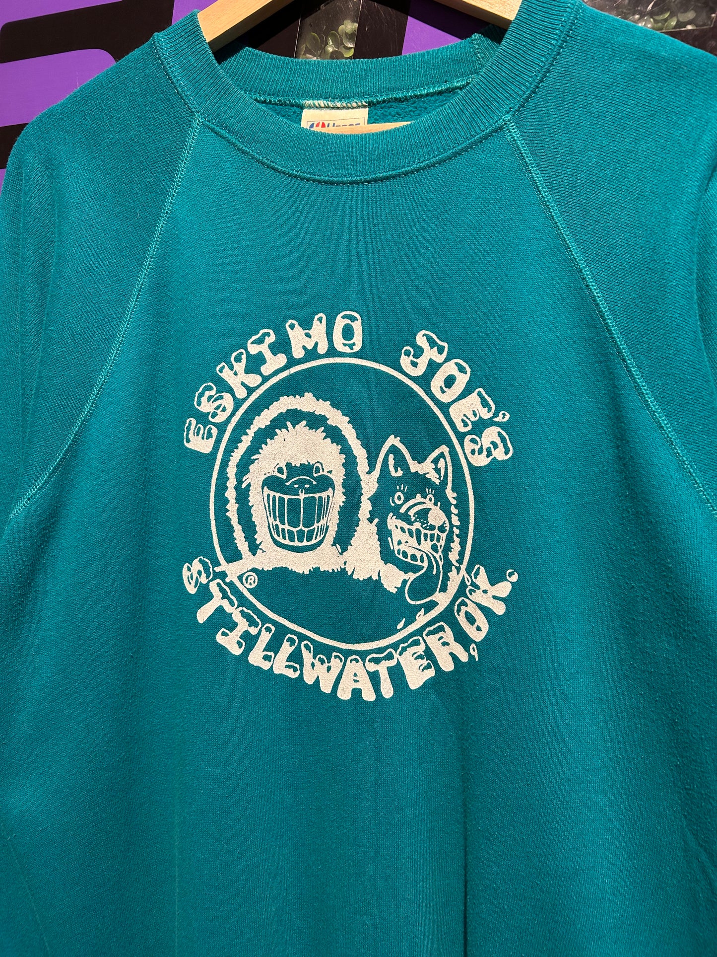 80s Eskimo Joe’s Stillwater Oklahoma Crewneck. Size Large