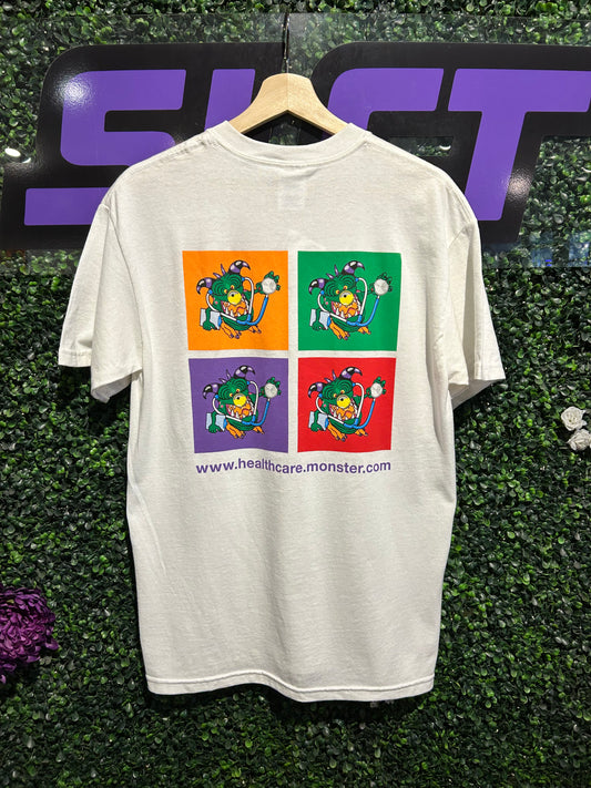 Vintage Monster Health T-Shirt. Size Medium