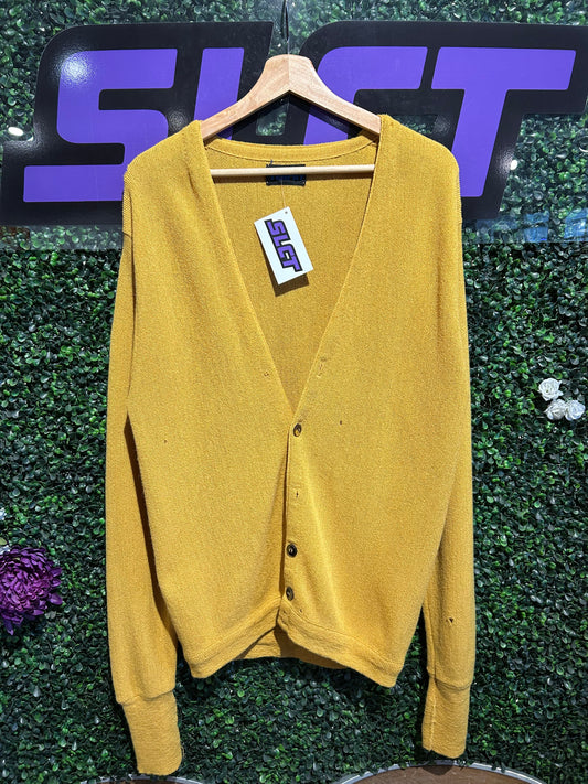 70s Jockey Knit Cardigan. Size M/L