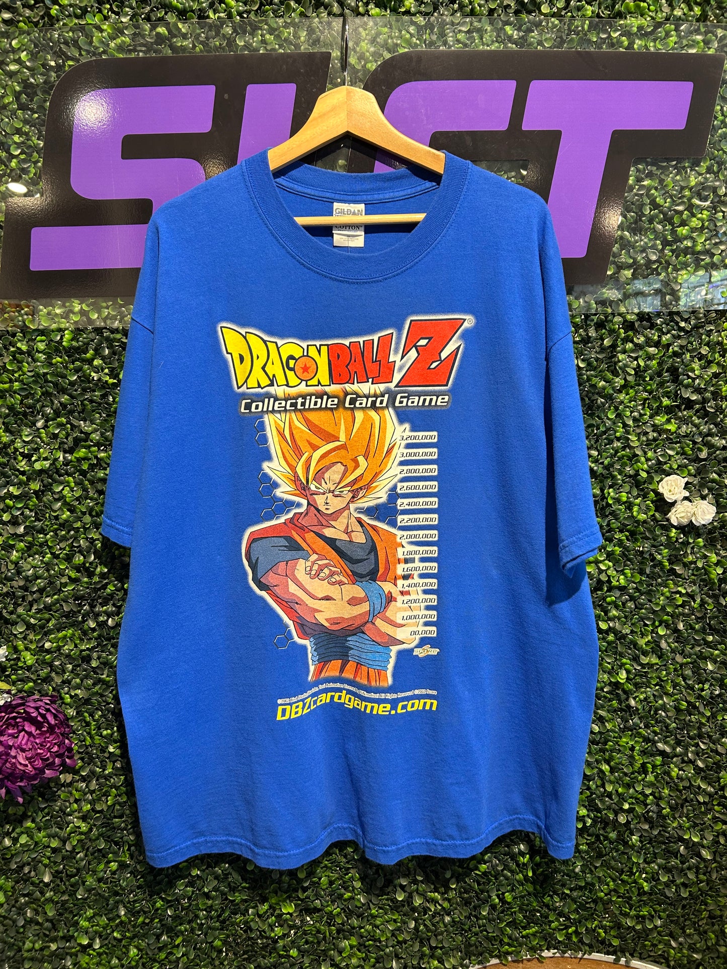 2002 Dragon Ball Z Trading Card Game Tournament Winner T-Shirt. Size XL