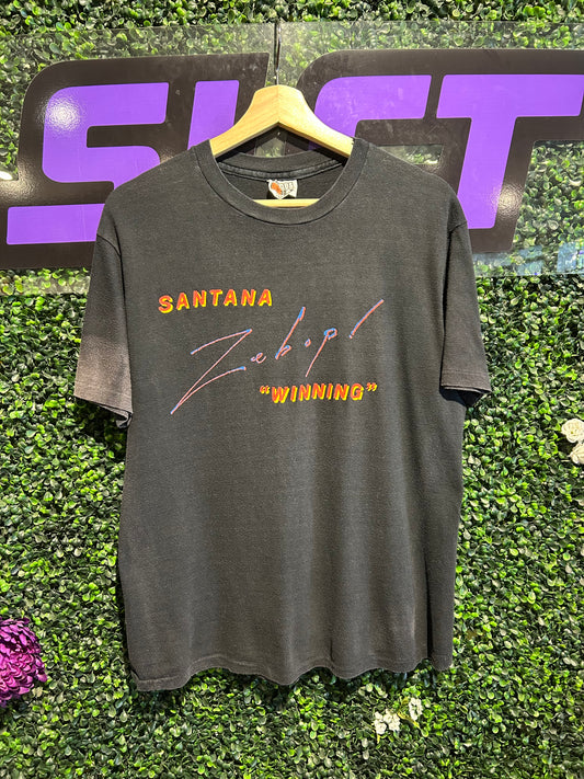 1981 Santana Zebop! “Winning” T-Shirt. Size M/L
