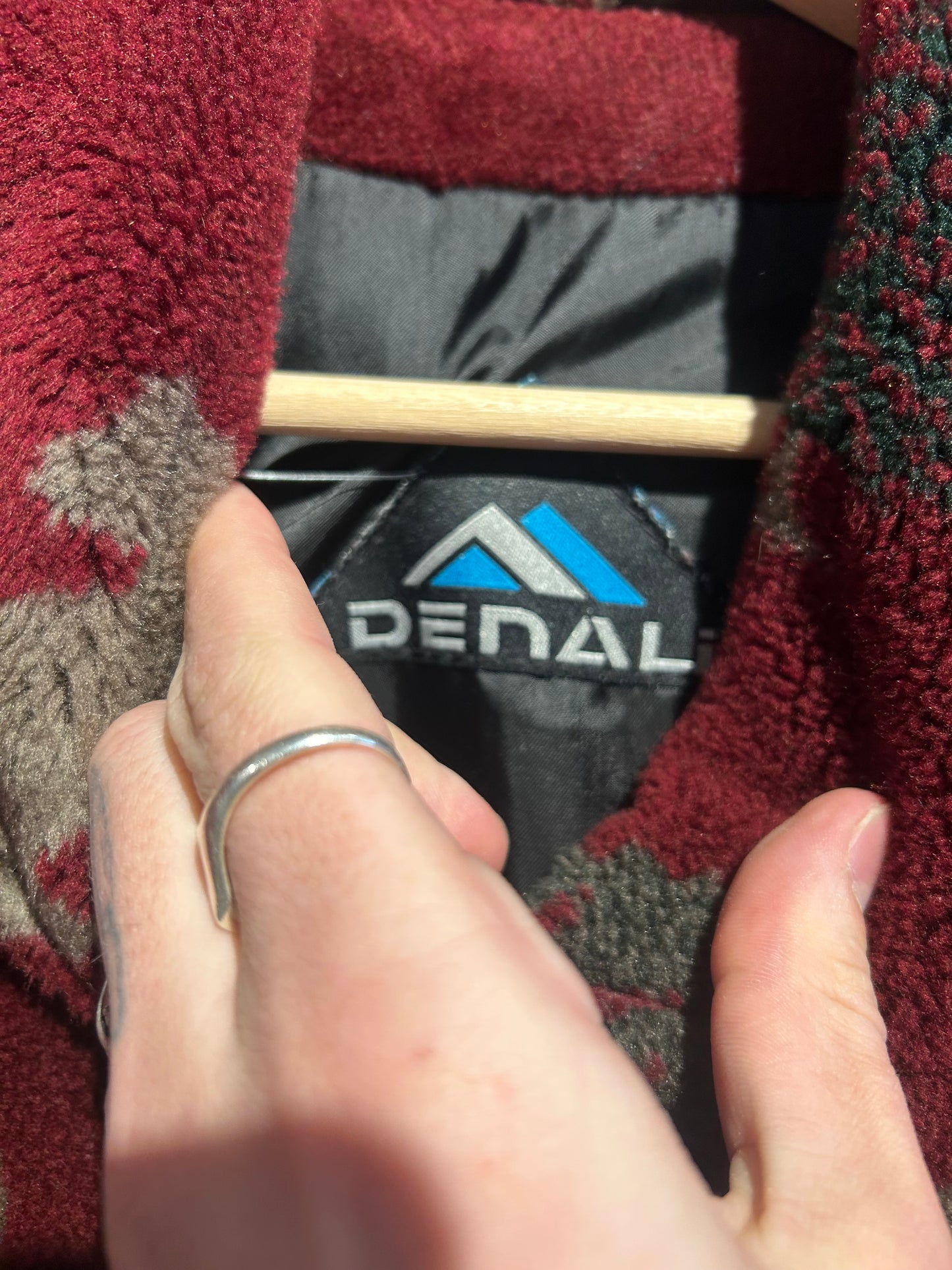 Vintage Denali Button-Up Fleece. Size Large