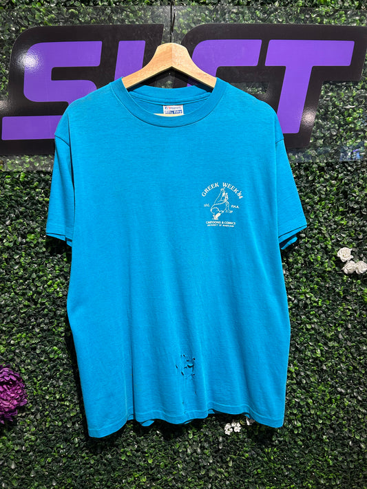 1984 Greek Week University Of Maryland T-Shirt. Size Large