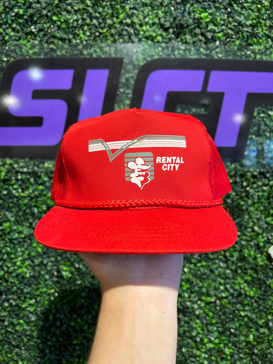 Vintage Rental City Trucker Hat