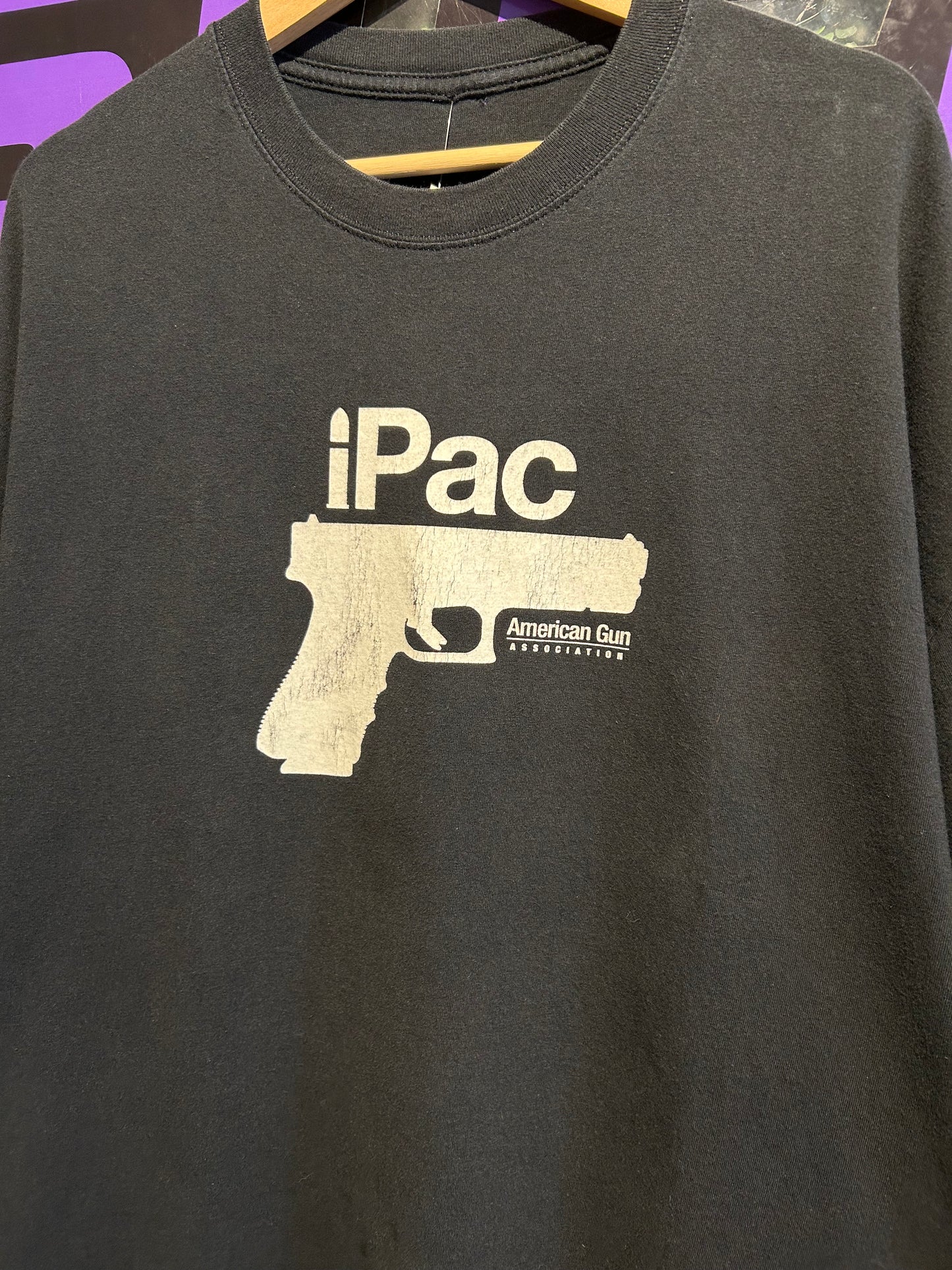 Vintage iPac American Gun Association T-Shirt. Size XL