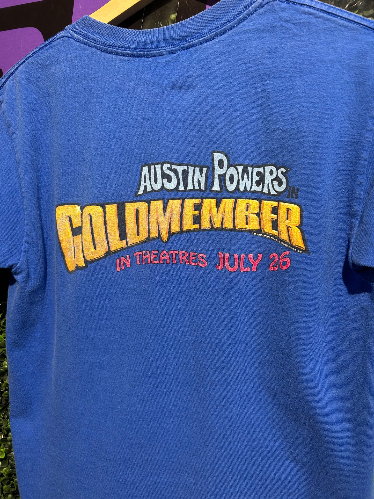 2002 Taco Bell Austin Powers Goldmember Movie-Promo T-Shirt. Size Small