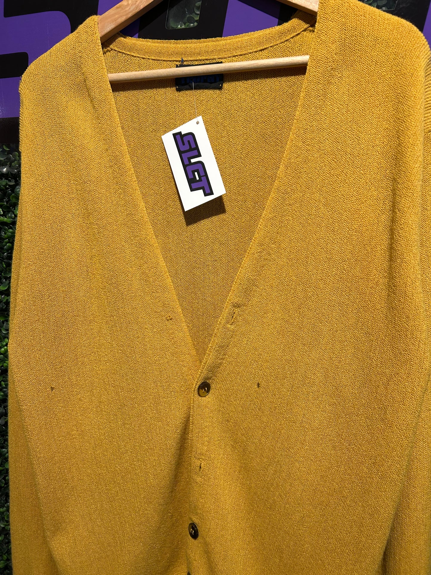 70s Jockey Knit Cardigan. Size M/L