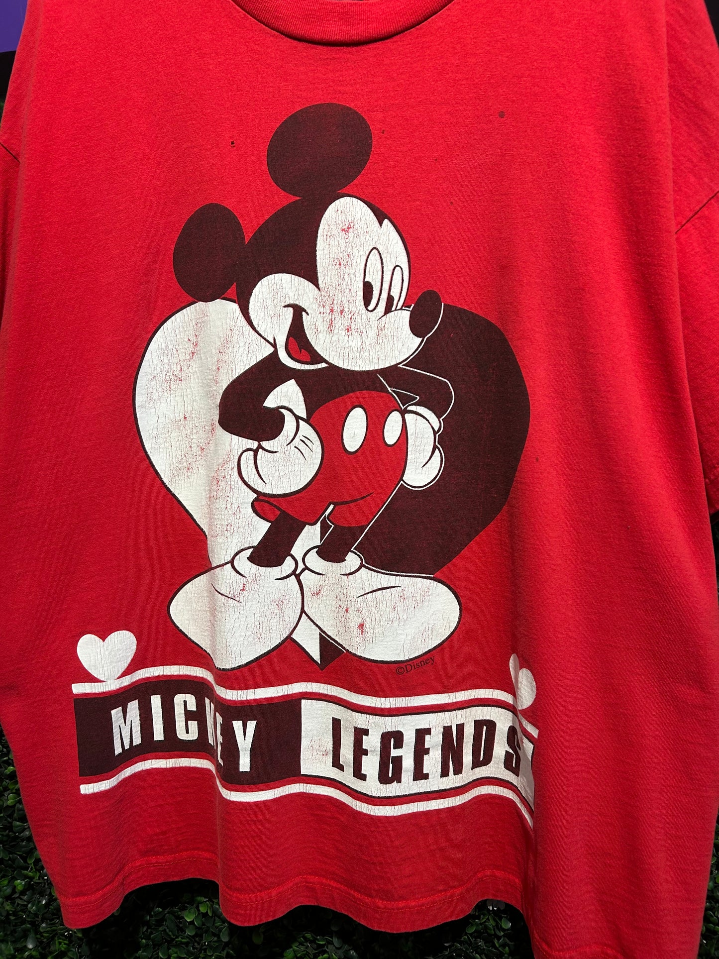 90s Mickey Mouse Legends T-Shirt. Size XL (Boxy)