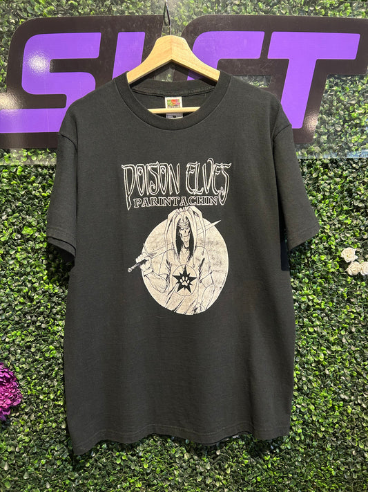 90s Poison Elves Comic Book T-Shirt. Size Large
