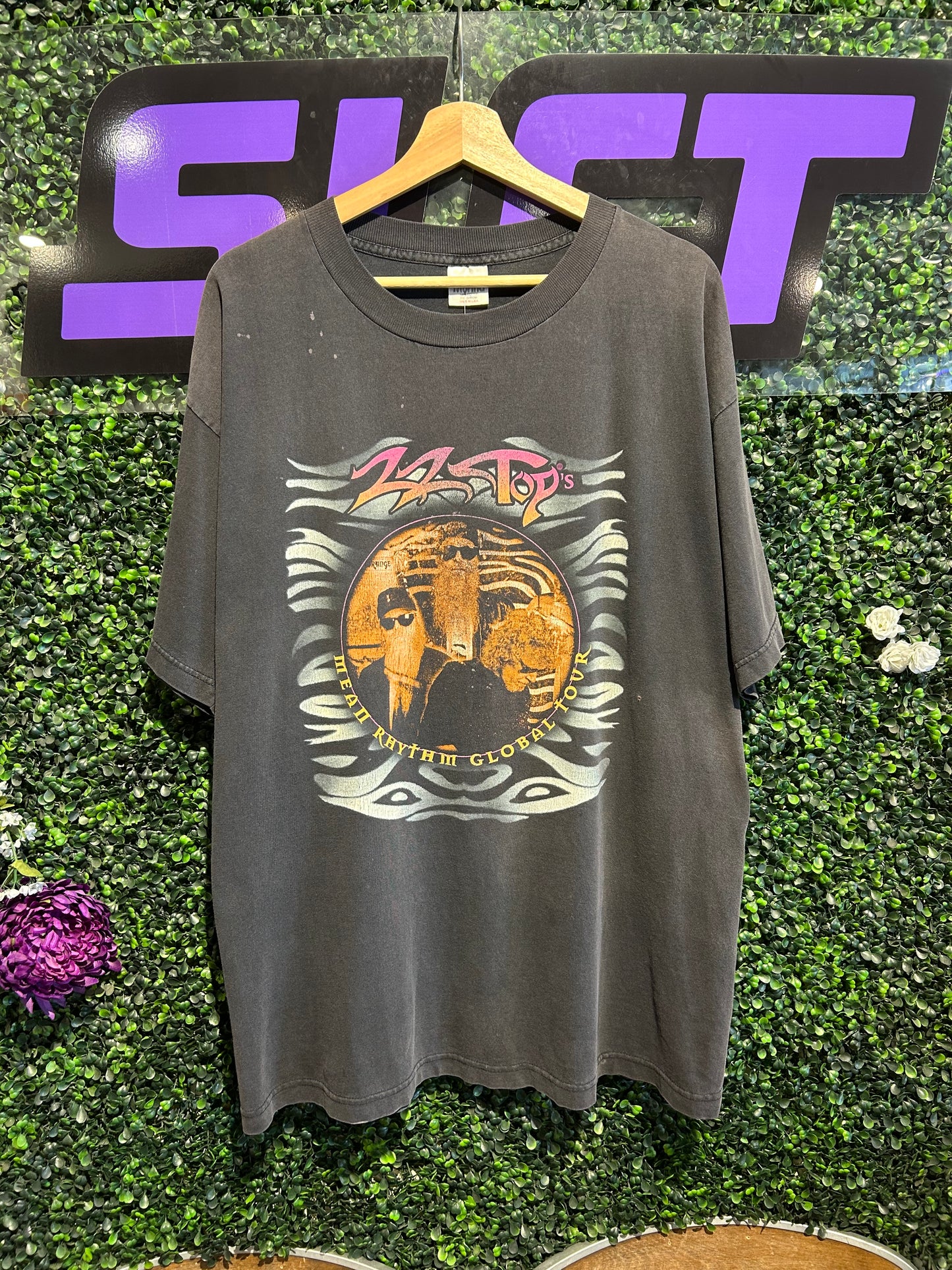 1997 ZZ Top Mean Rhythm Global Tour T-Shirt. Size XL
