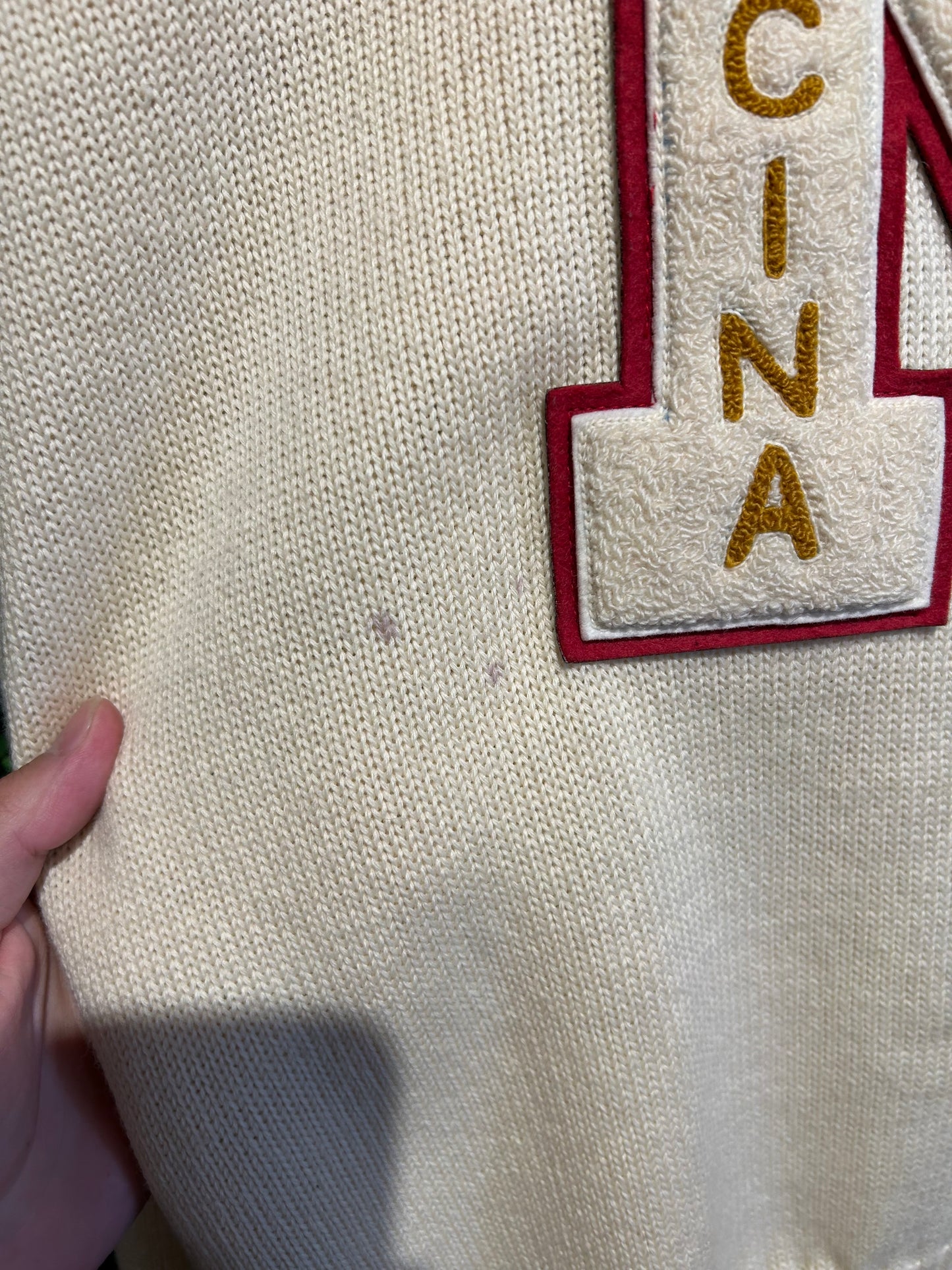 50s Scecina Knit Sweater. Size M/L