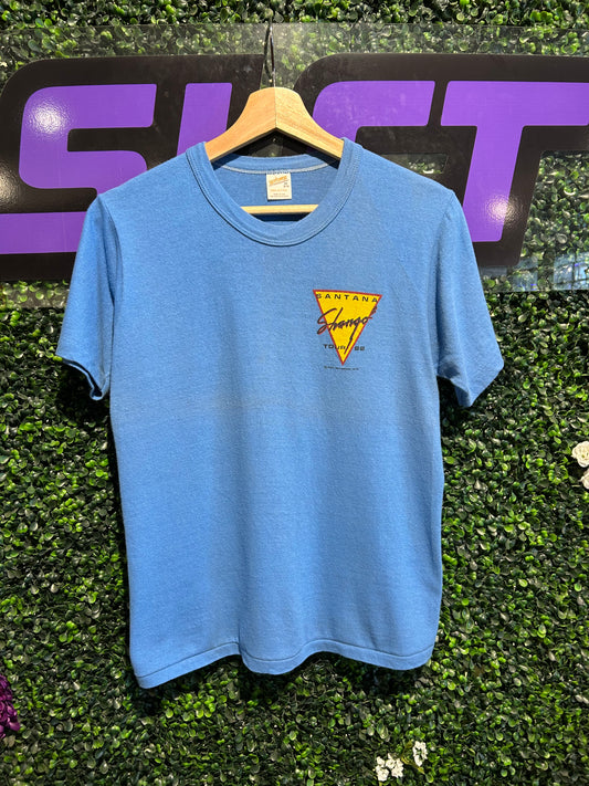 1982 Santana Shango Tour T-Shirt. Size S/M