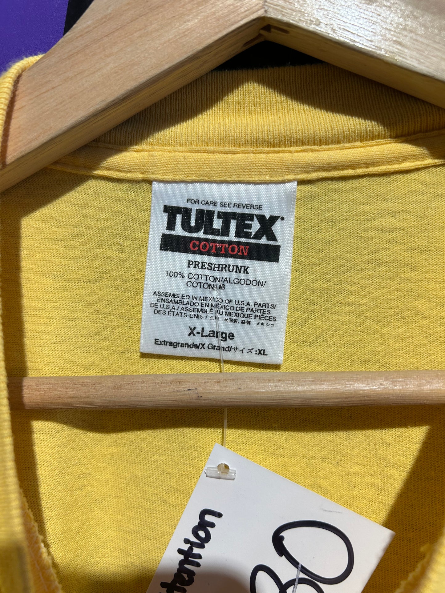 90s Pay Attention T-Shirt. Size XL