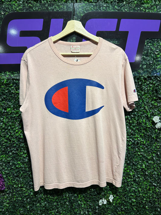 Vintage Champion Logo T-Shirt. Size Medium